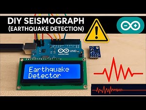 DIY Seismometer | Earthquake Detection Alarm using Accelerometer & Arduino with Seismic Graph