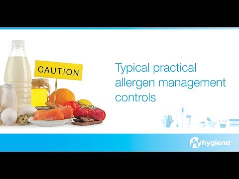 Typical Allergen Management Controls