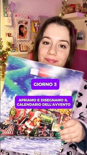 DISEGNO IL CALENDARIO DELL’AVVENTO #fypシ #perte #natale #unboxing #disegno #coloringbook #arte