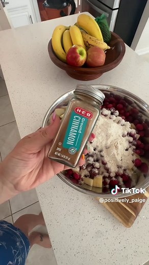 Replying to @Positively Paige cranberry apple crisp 😍 I didn’t get a clip of it finished and they were eaten so fast 🤣 click the comment if you want the detailed recipe! I made homemade whipped cream too and omg it was so good !