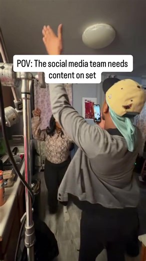Anything for the content! (The AD hates us) 😂😂😆 #fyp #onset #socialmediamanager #funny #natives