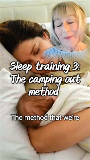 3.9K views · 314 reactions | Sleep training 3 - The camping out method #baby #babycare #newborn #infant #parenting | Gentle Venture's Training Center | Facebook