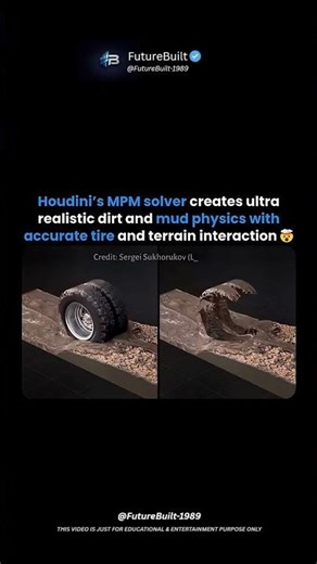 Houdini MPM Solver: JAW-DROPPING Mud Physics for Off-Road Sims! 🚗💥🤯