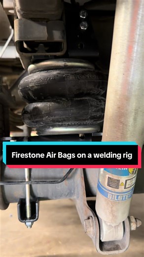 Is your work truck always loaded heavy? Rear end sags when towing? Let us help with that • Firestone All-in-one air bags/compressor/analogue guage Clean wiring. Clean air lines ran properly. Quality workmanship. Unbeatable prices #killeentx #whippinwheelz #airbags #diesel #welding