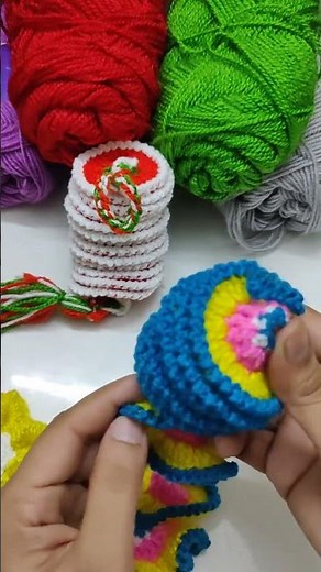 very easy crochet wind spinner tutorial | full video on channel #crocheteveryday #windspinner