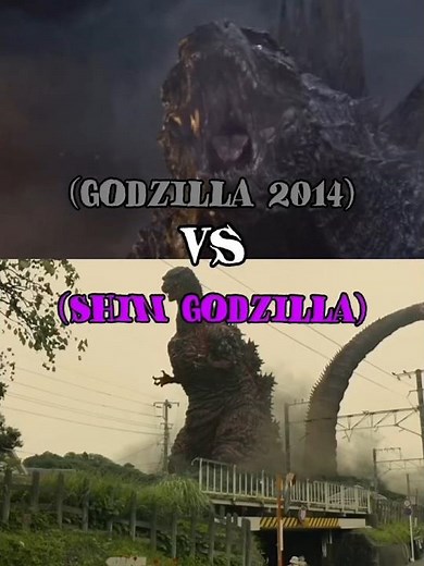 Godzilla 2014 vs Shin Godzilla edit