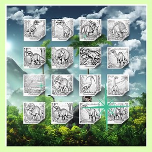 Dinosaur Coloring Pages With Names | 25 Printable Activity Sheets for Kids - Etsy UK