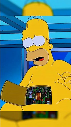 The Simpsons Find Out They're Robots! 🤖 #simpsons #shorts