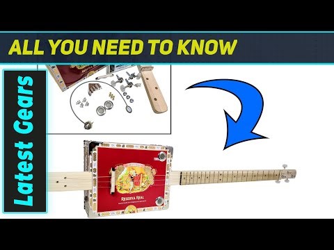 Best DIY 3-String Fretted Cigar Box Guitar Kit by C. B. Gitty
