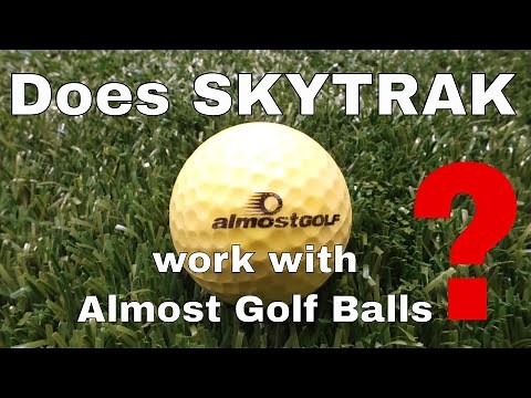 SkyTrak Golf Review - Can you use the Almost Golf Ball with Skytrak launch monitor and TGC