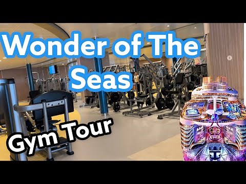 Wonder of the Seas Gym Tour | Royal Caribbean Cruise Ship | Largest in the Wolrd!
