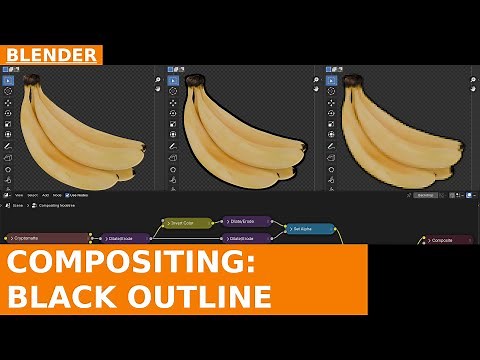 How to Add a Black Outline to Objects Using Compositing | Blender 4.3 Tutorial