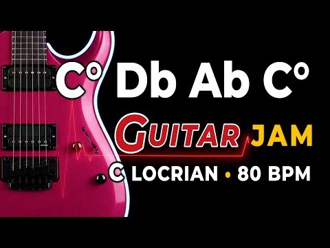 Cdim Db Ab Cdim Backing Track | 80 BPM | C Major Jam Track | Pop Rock Guitar Practice
