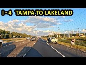 I - 4 From Tampa to Lakeland Florida - Driving