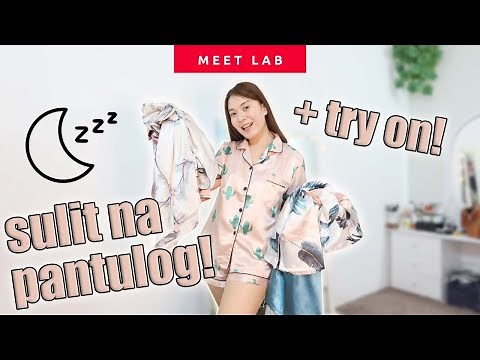 SHEIN SLEEPWEAR TRY ON HAUL