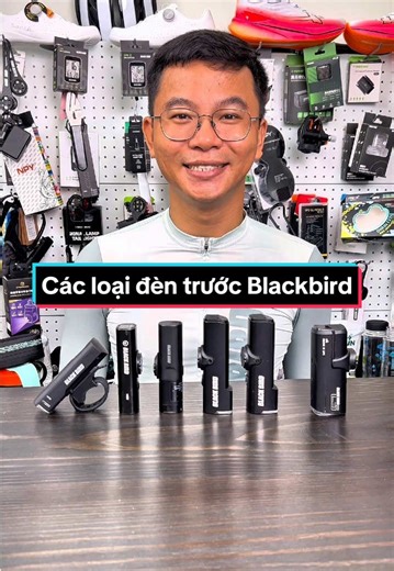 Các loại đèn trước xe đạp Blackbird