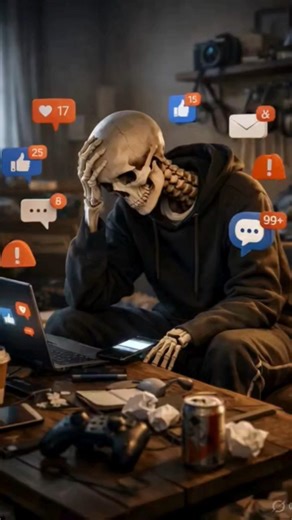 What Happens If You Remove All Distractions? 💀📵 #shorts #skeleton #bonebrain