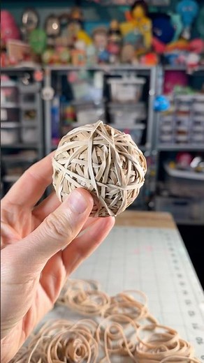 Making the rubber band ball bigger