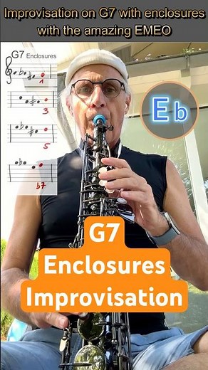 G7 with enclosures short improvisation with the amazing EMEO (Eb transposition)