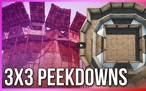RUST 3×3外扩带双层PEEKS 无分离 炸不烂的PEEK DOWN