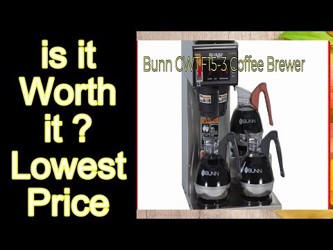 Bunn CWTF15-3 Coffee Brewer Features - Important Information