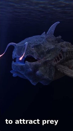 The Fish That Produces Its Own Light in Complete Darkness #Shorts