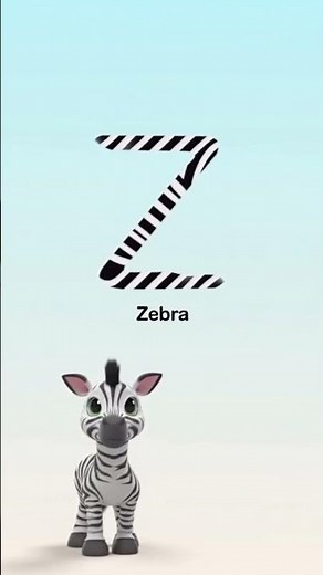 Learn the Letter Z with a Cute Zebra! | Z for Zebra | ABC for Kids & Toddlers