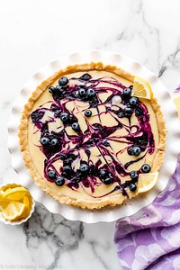 Lemon Blueberry Tart Recipe - Sally's Baking
