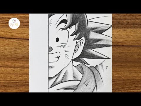How to draw Goku step by step || How to make anime drawing || Drawing anime step by step Goku