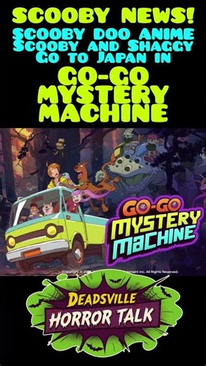 SCOOBY NEWS! SCOOBY IS GOING TO JAPAN! SCOOBY DOO ANIME GO-GO MYSTERY MACHINE #shorts