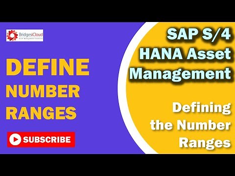 SAP EAM Tutorial- Part 13: How to Define Number Ranges inSAP PM