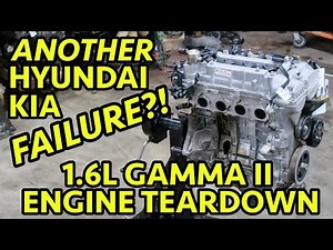 Are These JUNK TOO? 1.6L Hyundai / KIa GAMMA II GDI Engine Teardown