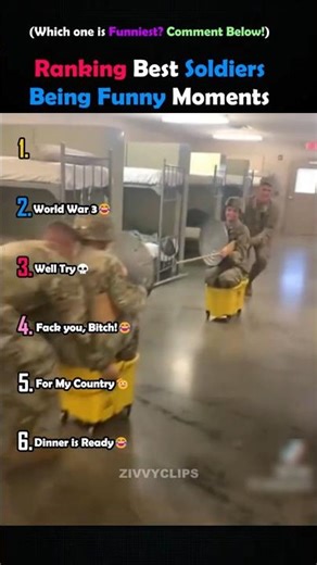 Ranking Best Soldiers Being Funny Moments😂