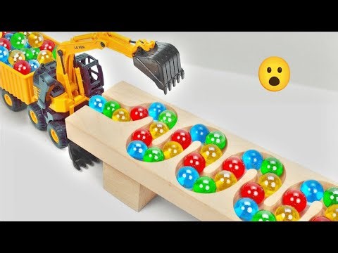 Marble Run Race & HABA Slope, Dump Truck & Garbage Trucks & Ambulance & vehicles Full Compilation #2