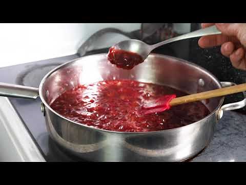 Low Sugar Strawberry Rhubarb Jam (No Store-Bought Pectin!)