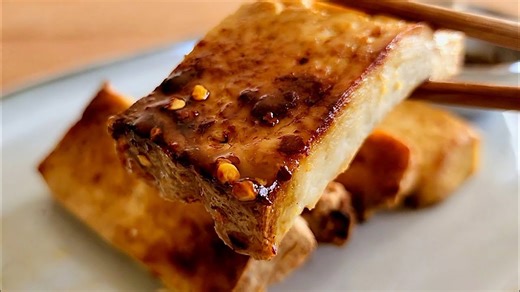 Crispy air fryer tofu sticks: Easy snack with a flavorful marinade!