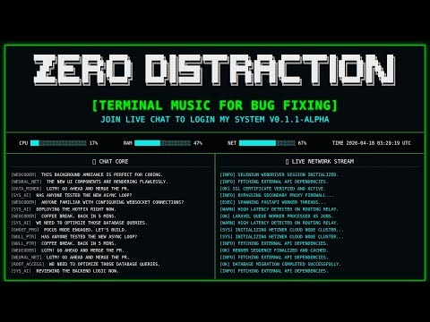 Late Night Deep Work Music – Cyberpunk Hacker Vibes for Coding