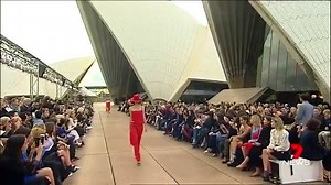 "Inspired by a trip to Paris" - Alice McCall at Fashion Week in Sydney. Photos: http://bit.ly/2qiobOF Report on 7 News at 6pm. #MBFWA #7News | 7NEWS Brisbane