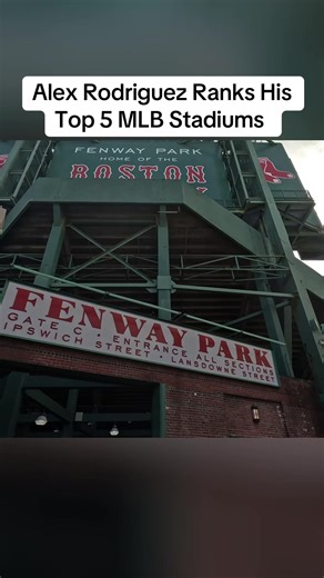 Alex Rodriguez Ranks His Top 5 MLB Stadiums #MLB #arod #baseballstadiums #oldyankeestadium