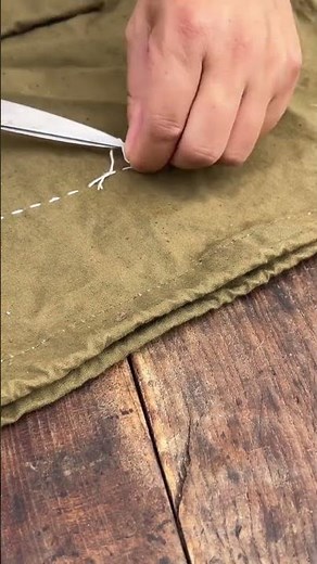 Fix broken thread with this simple and effective sewing trick #sewingtips #diytrick #lifehack