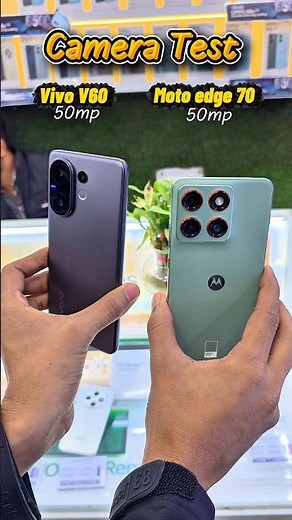 motorola edge 70 vs Vivo v60🤯 #techreview #cameratest
