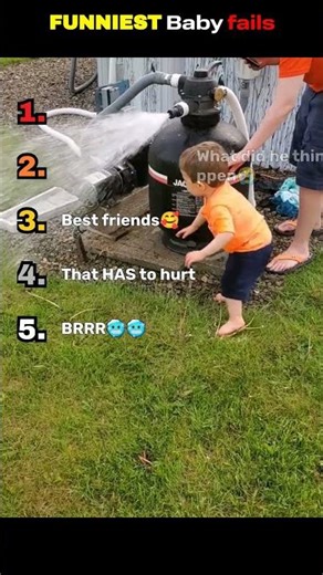 POor dad😂 #funnybaby #fails #cute