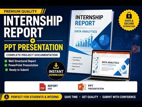 Data Analytics Internship Report | Python | Machine Learning
