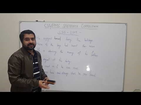 CSS 2019 | Precis And Composition Paper Solved | CSS/PMS Sentence Correction | CSP Waqar Hassan |WHI