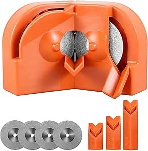 Drill Bit Sharpener, Multipurpose Drill Bit Grinding Sharpener, Drill Bit Sharpening Tool with Power Drill, Drill Grinder Grinding Tool for Hss, Carbide, Twist Drill Bits, Cobalt Drill Bits