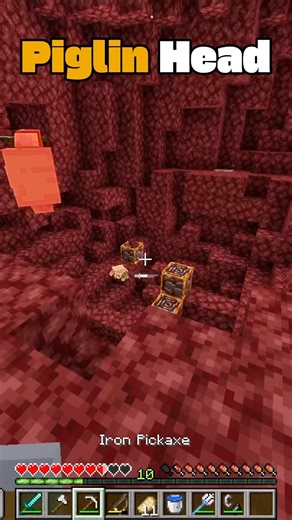 Piglin Head | Minecraft #minecraft #shorts