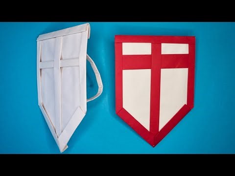 -DIY🛡️-How to Make Paper Shield | Paper Shield | SHIELD | paper crafts