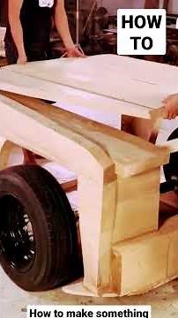 How to make a wooden car