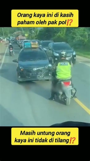 orang kaya ini di kasih paham sama pak pol⁉️ #fyp #automobile #trending #viralshort