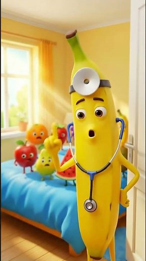 Ten Colorful Fruits Jumping on the Bed Song! 🍓🛌 | Learn Fruits & Colors Nursery Rhyme